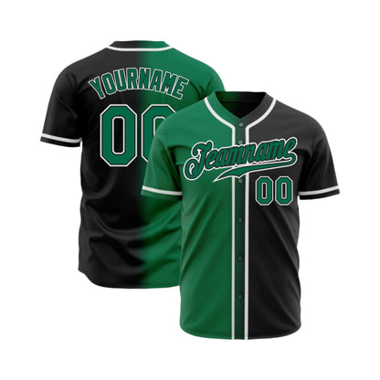 Custom Green-White UIU Bay Area Jersey