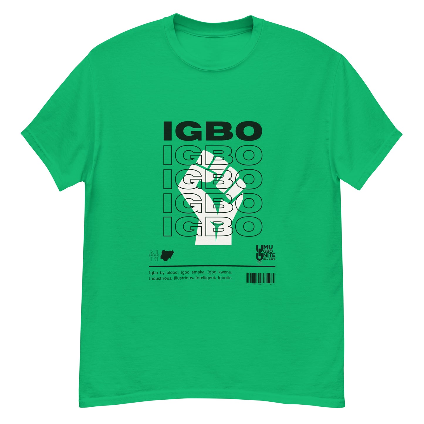 Igbo Amaka Tee – Nigeria Green