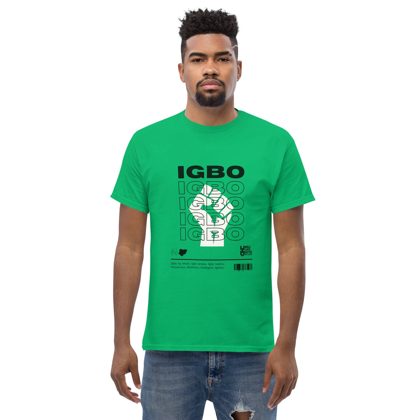 Igbo Amaka Tee – Nigeria Green