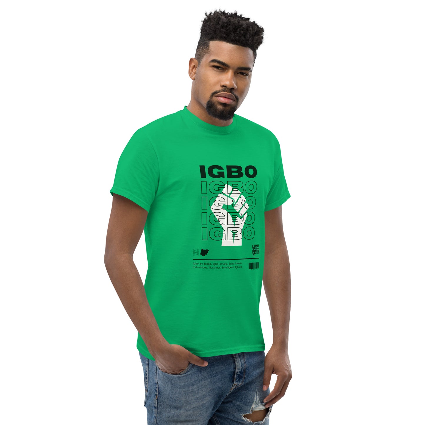 Igbo Amaka Tee – Nigeria Green